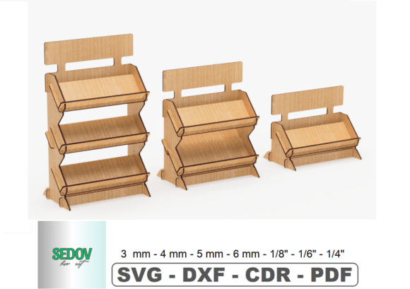 Bandeja De Exhibicion Con Logotipo Creativo Digital